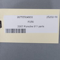 2005-2012 Porsche 911 997 Quarter Panel Speaker Cover Grille Left Black OEM Used