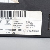 Porsche 911 997 Boxster Cayman 987 Cayenne CD Changer CDC-4 OEM Used