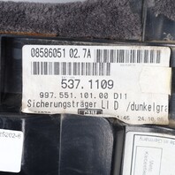 2005-2012 Porsche 911 Boxster Cayman Fuse Box Kick Panel Carpet Grey OEM Used