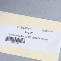 2008 Mercedes CL600 Left Ignition Coil Pack 2751500580 OEM