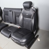 2007-2008 Mercedes CL550 CL600 Front Seat Set With Rears Black Leather OEM used