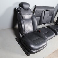 2007-2008 Mercedes CL550 CL600 Front Seat Set With Rears Black Leather OEM used