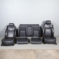 2007-2008 Mercedes CL550 CL600 Front Seat Set With Rears Black Leather OEM used