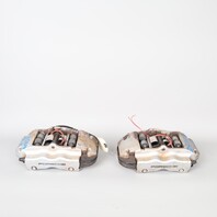 2004-2010 Porsche Cayenne Rear Brake Caliper Set Brembo Silver OEM Used
