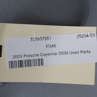 2003-2005 Porsche Cayenne Sun Visor Left 7L5857551N Grey OEM Used