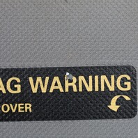 2003-2005 Porsche Cayenne Sun Visor Left 7L5857551N Grey OEM Used