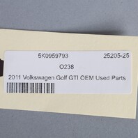 2010-2014 Volkswagen GTI 4Dr Front Power Window Motor Left OEM Used