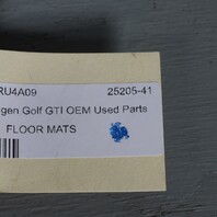 2011-2014 Volkswagen Golf GTI All Weather Floor Mats 1K1061550041 OEM Used