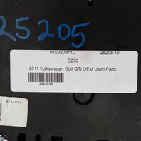 2010-2011 Volkswagen GTI Instrument Cluster 5K6920971C OEM Used