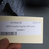 2005-2008 Porsche Boxster Cayman 987 Floor Carpet Black OEM Used