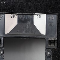 2005-2012 Porsche 911 Boxster Cayman Fuse Box Kick Panel Carpet Black OEM Used