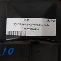 2005-2012 Porsche 911 Boxster Cayman Fuse Box Kick Panel Carpet Black OEM Used
