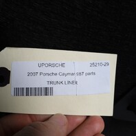 2005-2012 Porsche Boxster Cayman 987 Front Trunk Carpet Trim OEM Used