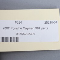 2006-2012 Porsche Cayman 987 Speedometer Speedo Cluster Cover Black OEM Used