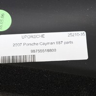 2006-2012 Porsche Cayman 987 Right Rear C Pillar Trim Molding OEM Used