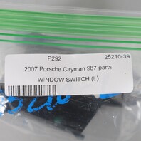 2006-2008 Porsche 911 997 Boxster Cayman 987 Power Window Switch Left OEM Used