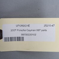 2005-2012 Porsche 911 Boxster Cayman Dash Knee Pad Leatherette Black OEM Used