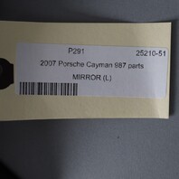 2005-2008 Porsche 911 997 Boxster Cayman 987 Left Door Mirror 7-Pin OEM Used