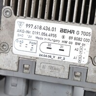 05-12 Porsche 911 Boxster Cayman Cooling Fan Control Module 99761843601 OEM Used