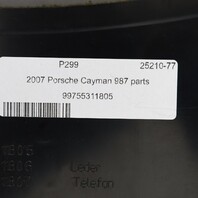 2005-2012 Porsche 911 Boxster Cayman Right Console Trim Leatherette OEM Used