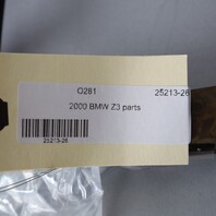 1996-2002 BMW Z3 E36 Center Console Wood Trim 51168009842 OEM Used