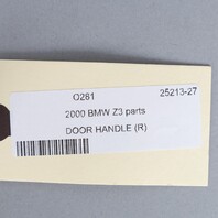 1998 1999-2002 BMW Z3 Outside Door Handle Right OEM Used