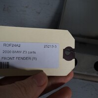 1996-2002 BMW Z3 Left Driver Fender Titan Silver 41358398693 OEM