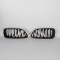 2012‑2018 BMW 640i 650i M6 Performance Kidney Grilles Pair 51712297595 OEM Used