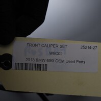 2012-2019 BMW 650i Brake Caliper Pair Front Left Right 34117846701 OEM Used