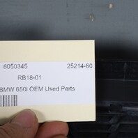 2012-2019 BMW 640i 650i Center Lower Bumper Grille 51118050345 OEM Used