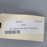 2013-2019 BMW 640i 650i M6 Gran Coupe Sun Visor Left Alcantara OEM Used