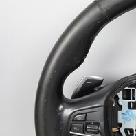 BMW 528i 535i 550i 640i 750i Steering Wheel M-Sport Paddle Shift Worn OEM Used