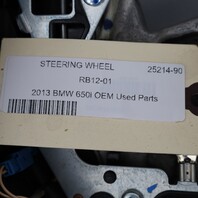 BMW 528i 535i 550i 640i 750i Steering Wheel M-Sport Paddle Shift Worn OEM Used