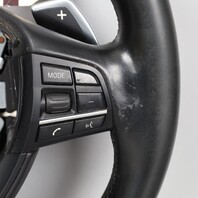 BMW 528i 535i 550i 640i 750i Steering Wheel M-Sport Paddle Shift Worn OEM Used