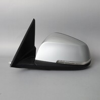 2013-2015 BMW X1 Left Door Mirror Side View Glacier Silver 51167307185 OEM Used