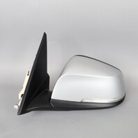 2013-2015 BMW X1 Left Door Mirror Side View Glacier Silver 51167307185 OEM Used