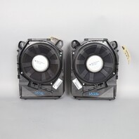 2008-2013 BMW 328i 335i M3 X1 Floor Speaker Subwoofer Set 65139143143 OEM Used