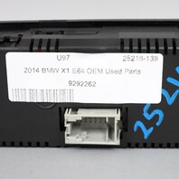 2010-2013 BMW 128i 135i 328i 335i X1 Climate Control Panel 64119292262 OEM Used