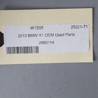 2012-2015 BMW X1 E84 Tail Light Right Lid Mount 63212990114 OEM Used