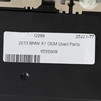 2012-2015 BMW X1 Overhead Roof Map Light Switch 61319225509 OEM Used