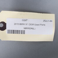 2013-2015 BMW X1 Door Mirror Left Side Rear View OEM Used