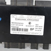 03‑11 Mercedes E/CLS/ML/GL/R/SLK Passenger Seat Control Module 2118705026 OEM Used