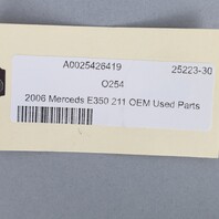 2003-2011 Mercedes W211/CLS Battery Overload Relay 0025426419 OEM Used