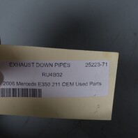 2006 Mercedes E350 W211 Exhaust Manifold Downpipe Pair  2114911701 OEM Used