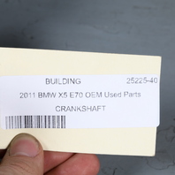 2007‑2019 BMW 135i 335i 435i 535i 640i 740i N55 Crankshaft 11217580483 OEM Used