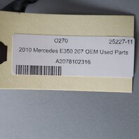 2010 Mercedes E350 E550 W207 Coupe Left Door Mirror w/o Glass OEM Used