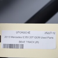 10‑17 Mercedes E350 E550 Coupe Convertible Right Seat Track 2079101236 OEM Used
