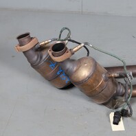 2010 Mercedes E350 W207 Exhaust Manifold Downpipe Left Pair OEM Used