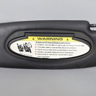 2006-2012 Porsche 911 997 Convertible Left Sun Visor Leatherette Black OEM