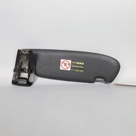 2006-2012 Porsche 911 997 Convertible Left Sun Visor Leatherette Black OEM